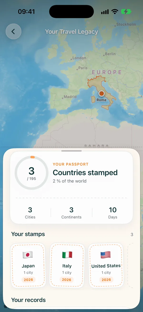 Your travel legacy